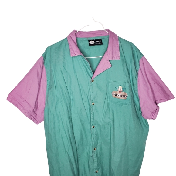 The Simpsons x Cakeworthy Collection Krusty Burger Uniform Shirt - Picture 7 of 15
